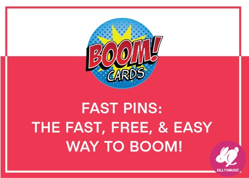 Preview of How to Use Music Boom Cards with a Link, No Student Log-Ins Needed