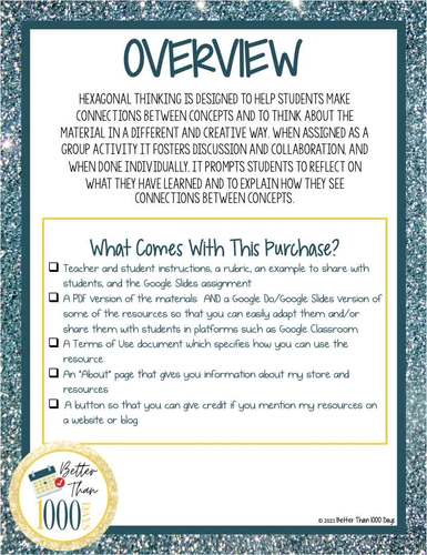 AP World Activities BUNDLE (context, hexagonal thinking, and virtual ...
