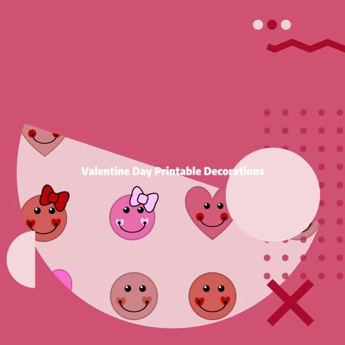 Valentine Day Printable Decorations by Task it Teacher TPT