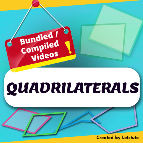 Preview of Properties & Areas of Parallelogram, Rhombus, Square, Rectangle,Trapeziod & Kite