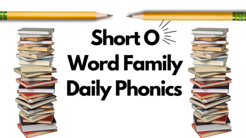Preview of Daily Phonics: Short O Word Family Follow Along