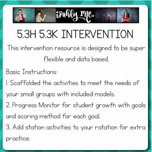 Fraction Operations Math Intervention RTI Activities by iPohly INC