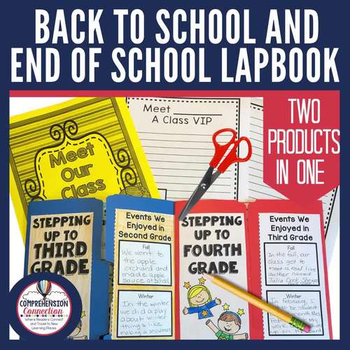 Back to School Lapbook Classroom Community Reflection Project | TPT