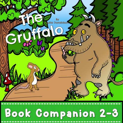 The Gruffalo Book Study Unit Activities for 2nd & 3rd Grade