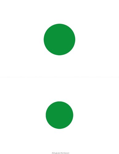 Green Cylinder Extension Control Cards Set 1 - Print & Go!