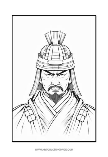 Dive into the Art of Samurai Coloring Pages Vol. 4 | 100 Pages | TPT
