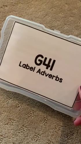Adverb Task Cards [ABLLS-R Aligned G41]