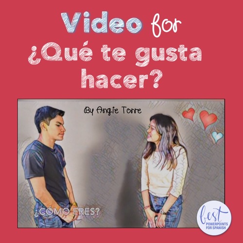 Preview of Spanish Video, ¿Qué te gusta hacer? Distance Learning