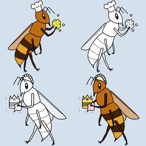 Clipart Honey Bee Jobs World Bee Day Clip Art by Jaimie Navy TPT