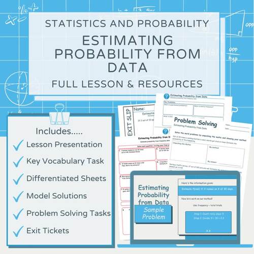 Estimating Probability from Data – Lesson & Differentiated Resources