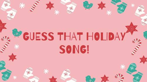 Preview of Guess that Holiday Song! Activity