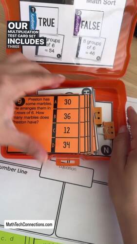 3rd Grade Multiplication Centers, Games, Multiplication Strategies Task Cards