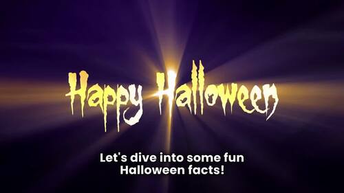 Preview of Fun Halloween Facts Video with What I Learned Worksheet