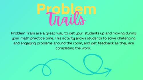 Long Division 1 Digit Divisors and 2 Digit Divisors Problem Trail Scavenger Hunt