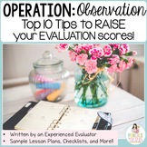Teacher Evaluation and Observation Tips