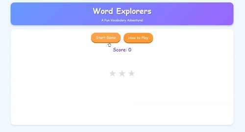 Word Explorers: Kids Vocabulary Adventure by Interactive Learning Games