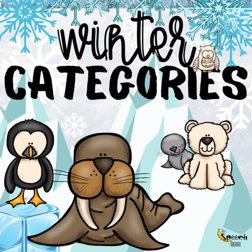 Preview of Categories {Winter Theme}