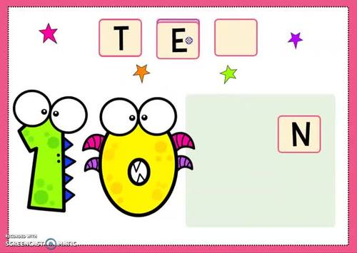 Writing Numbers - Ten to Twenty Boom Cards™ Distance Learning Math