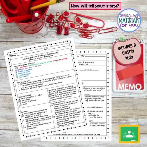 Writing IDEAS BUNDLE by Amazing Materials for You by Amy Dickson