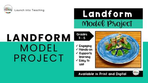 Landform Model Project by Natalie Rance - Launch Into Teaching | TPT