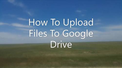 Video - How To Upload A File And Video To Google Drive by Athena Teaches