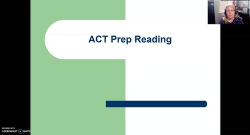 Preview of ACT Prep Reading--General Information