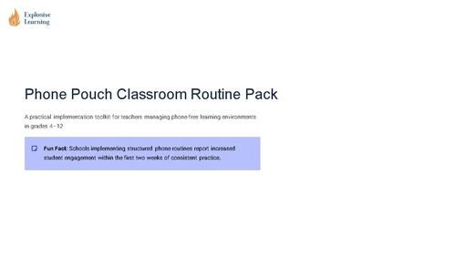 Phone Pouch Classroom Routine Career Exploration 101 Role Skills Salary ...
