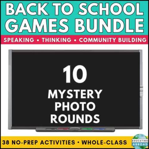 Back to School Activities Bundle | No Prep Classroom Games | Morning ...