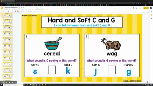 Hard and soft c and g game