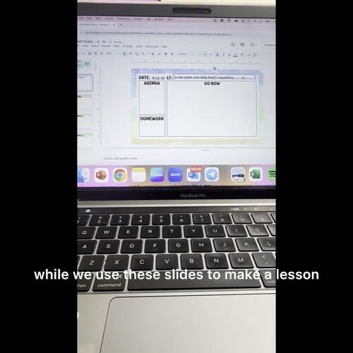 Editable Daily Math Lesson Slides Template | Canva + Google Slides ...