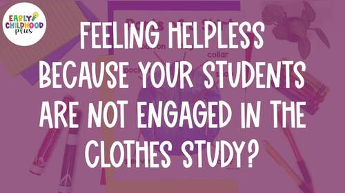 Clothes Study Real Photos The Creative Curriculum Shared Writing A-Z 1 ...