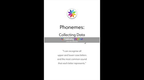 Letters and Sounds Data Collection and Goal Setting SA FONT | TPT