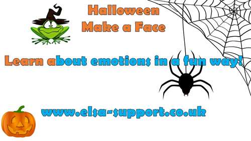 Halloween - make an emotion by ELSA Support | TPT
