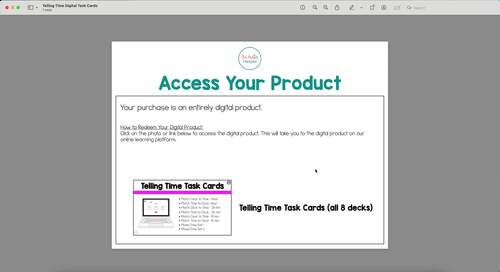 Telling Time Digital Task Cards by The Autism Helper | TPT