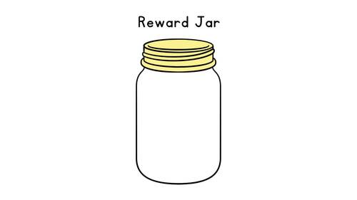 Empty Reward Jar Bundle | Reward Chart | Printable Digital Download