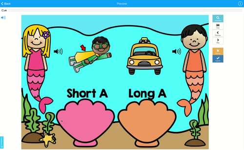 Long and Short Vowel Sort by Krafty in Kinder | TPT