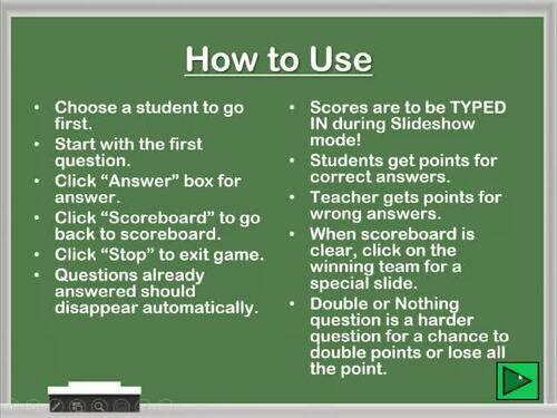 Algebraic Expressions and Equations Powerpoint Game by Teacher Gameroom