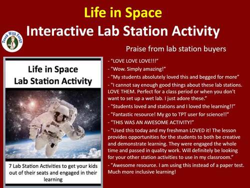 Life In Space Lab Station Activity | 7 Hands-on Activities | Microgravity, ISS
