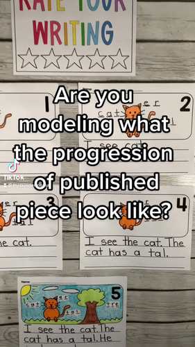 Kindergarten Visual Rubric | 5 Star Writing by ThatKinderMama | TPT