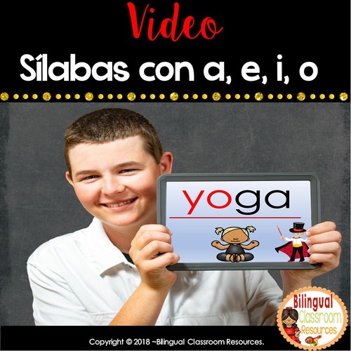 Preview of Sílabas con a, e, i, o (Video)