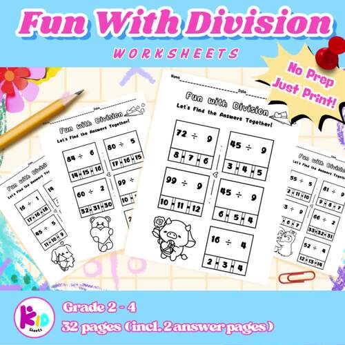 Fun with Division For 2nd,3rd, 4th, Homeschool (Math)