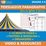 Writing Persuasive Paragraphs Video - Streaming or Shareable Link
