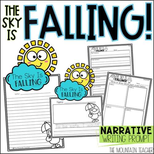The Sky Is Falling Chicken Little Fractured Fairy Tale Writing Prompt ...