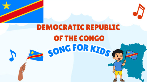 Preview of Democratic Republic of the Congo Song for Kids | Country Study Video, MP3 & Lyri