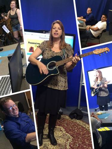 Preview of Linking Verbs: Music Video & Multiple Activities, GrammarSongs (NEW!)