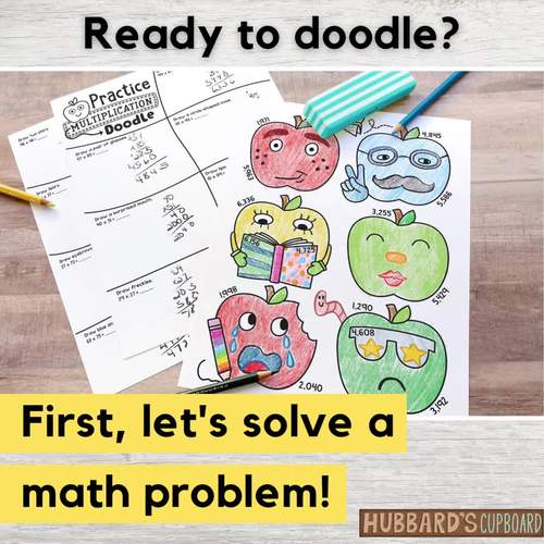 Back to School Math Activities - 2 & 3-Digit MULTIPLICATION Practice ...