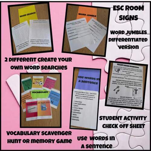 Job Interview Skills Activities Career Readiness Middle School Gr 6th ...