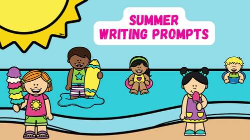 Summer Writing Prompt Journals June TK, UTK, PreK, Kindergarten, First
