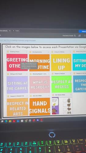 Routines and Procedures Slides BUNDLE | ASL Hand Signals | K-2 Worksheets
