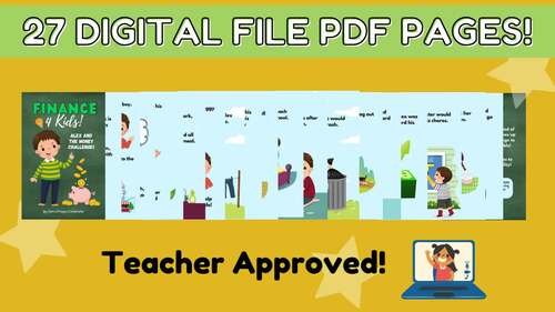 Finance for Kids Book, Teach Children About Money, Financial Literacy ...